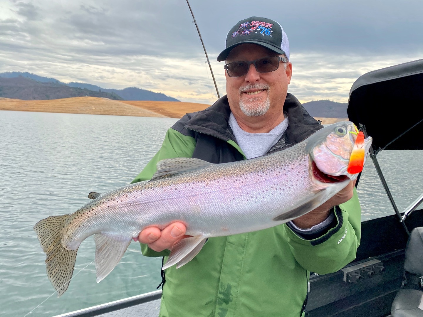 Winter trout fishing on Shasta!