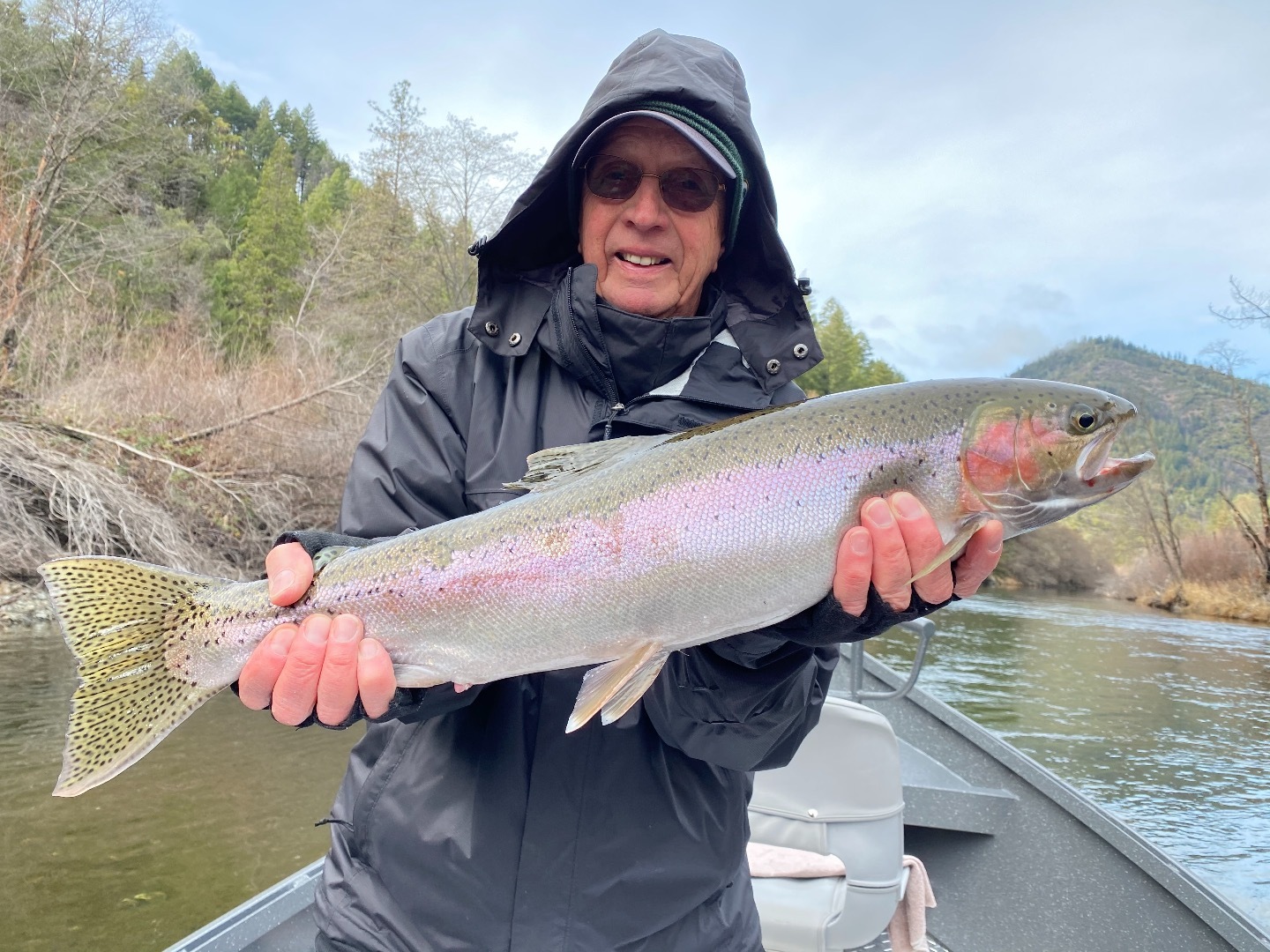 Trinity steelhead fishing is great!