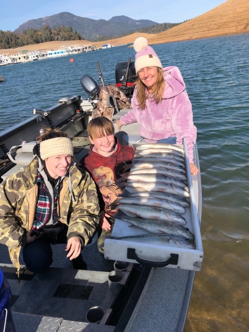 Spotted Bass on Shasta lake