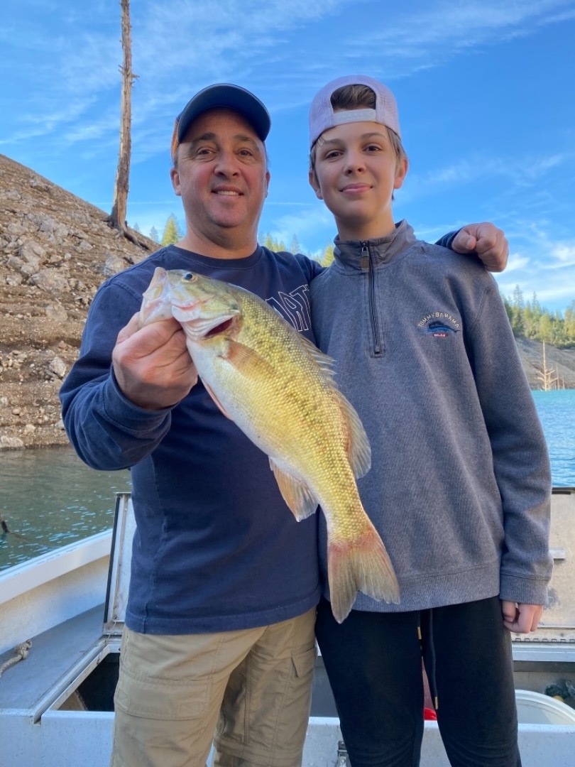 Spotted Bass on Shasta Lake