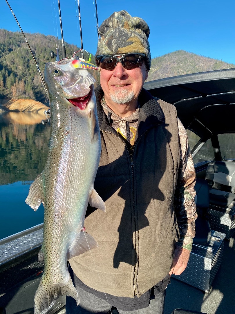 Shasta Lake winter trout!