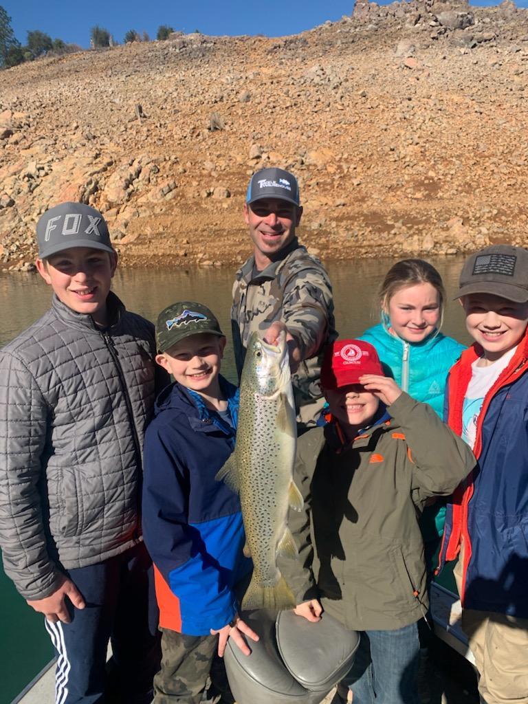 Brown Trout on Lake Shasta 