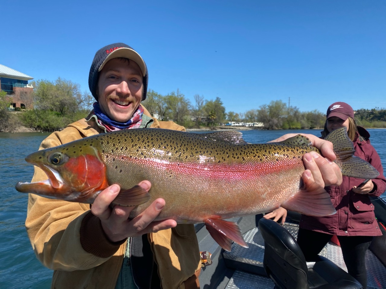 Big Sac rainbows biting daily!