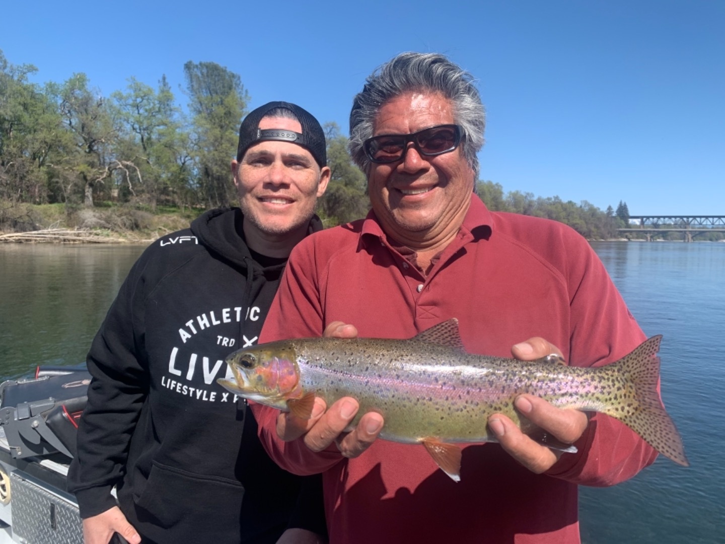 Sacramento River in Redding Big trout 