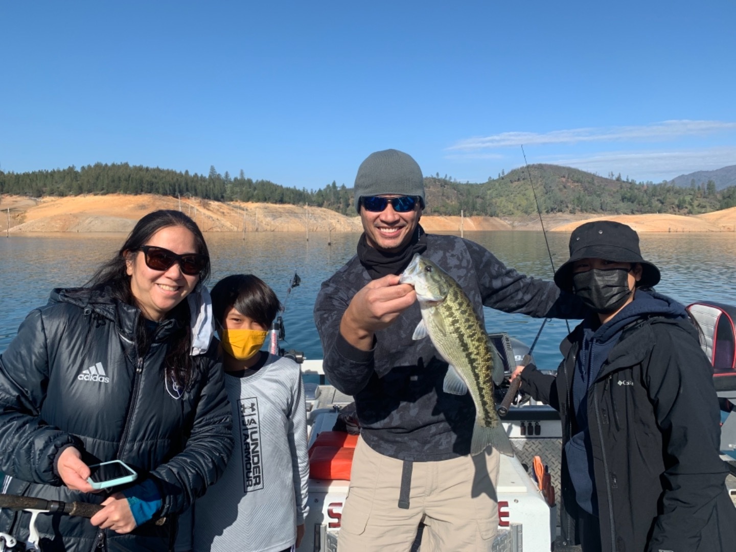 Shasta lake Bass bite is on 