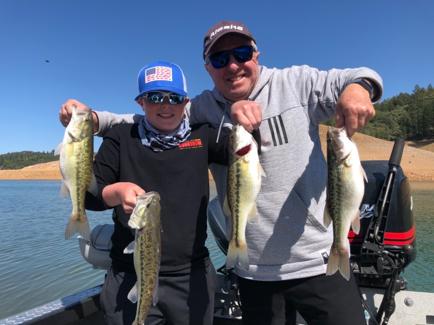 Spotted Bass on Shasta  Lake