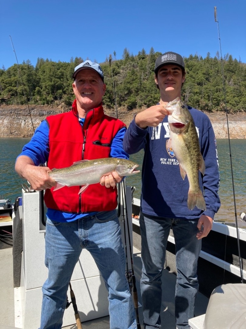 Trout and Bass on Shasta Lake 