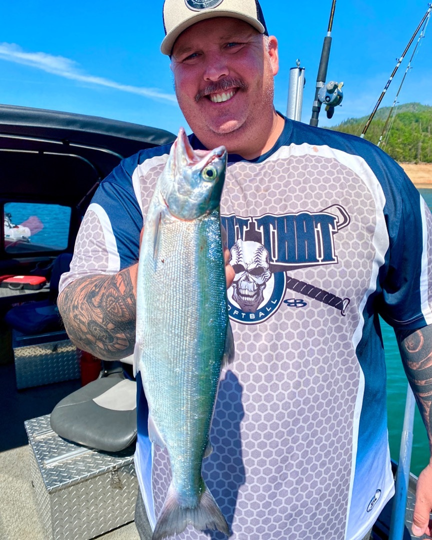 Shasta Lake heats up and the bite cools off!