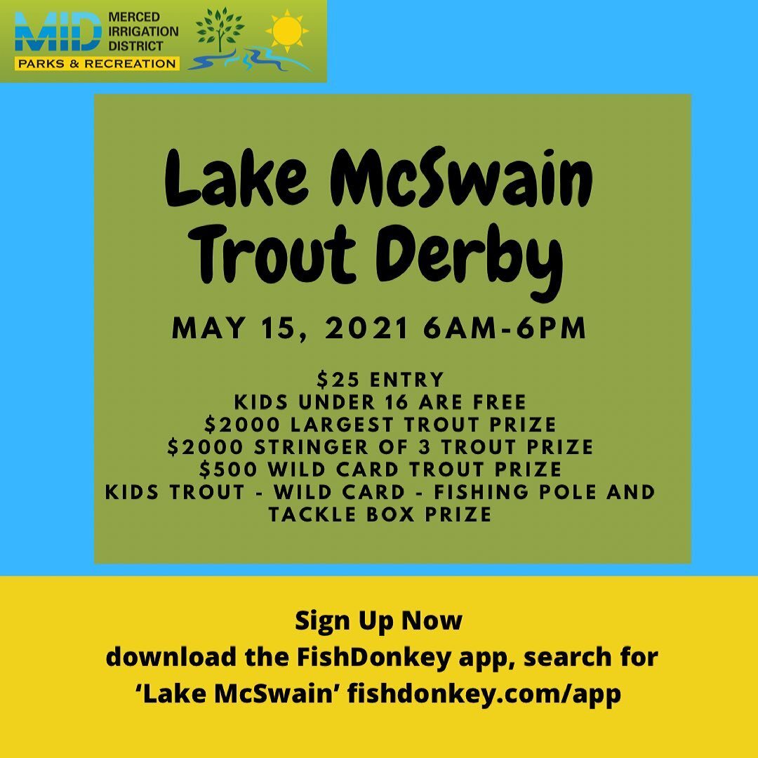 Are you ready for our 25th Annual Lake McSwain Trout Derby? 