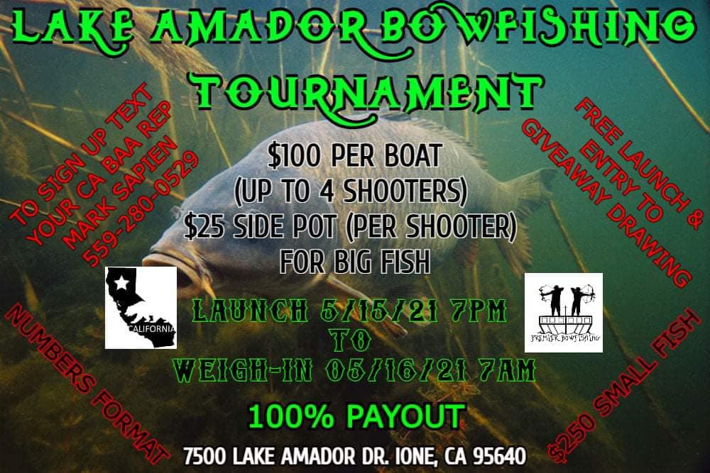 Lake Amador Bowfishing Tournament