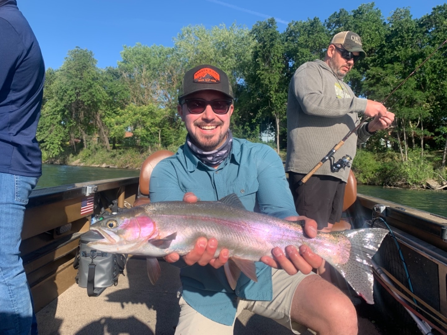 Giant Rainbow Trout on the Sacramento River !