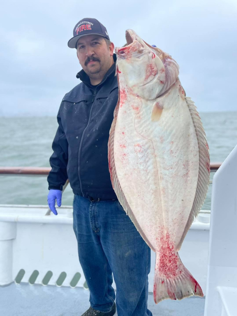 Halibut up to 22 lbs.