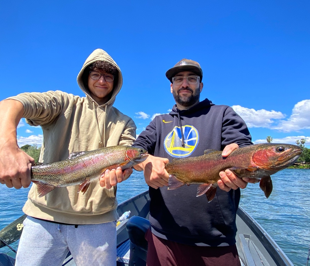 Hot trout bite on the lower Sacramento River!