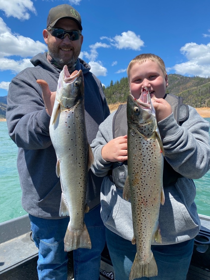 Shasta Lake trout/Kokanee bite on point!