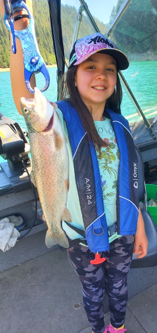 Red hot fishing at McCloud Reservoir 