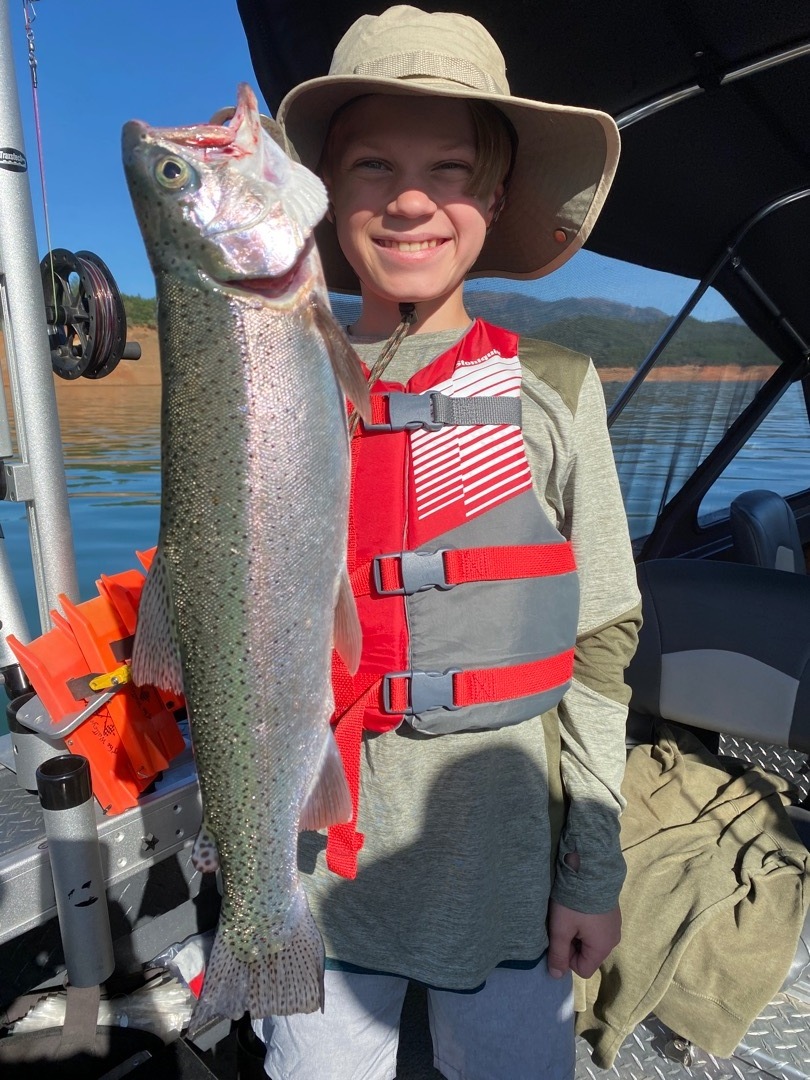 Multi species being caught daily on Shasta Lake.