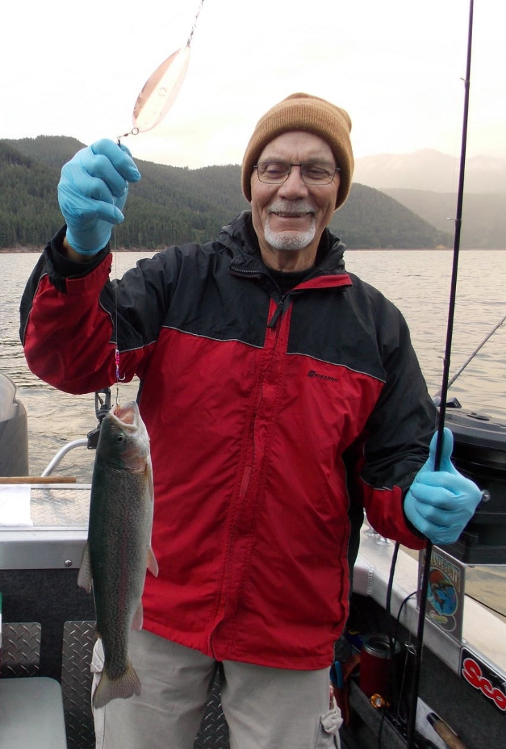 Detroit Reservoir - Brought Some Nice Trout Into The Boat - June 9, 2021