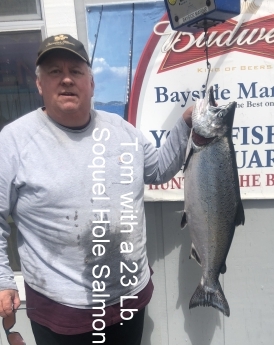 The Salmon are still being caught around the Soquel Hole