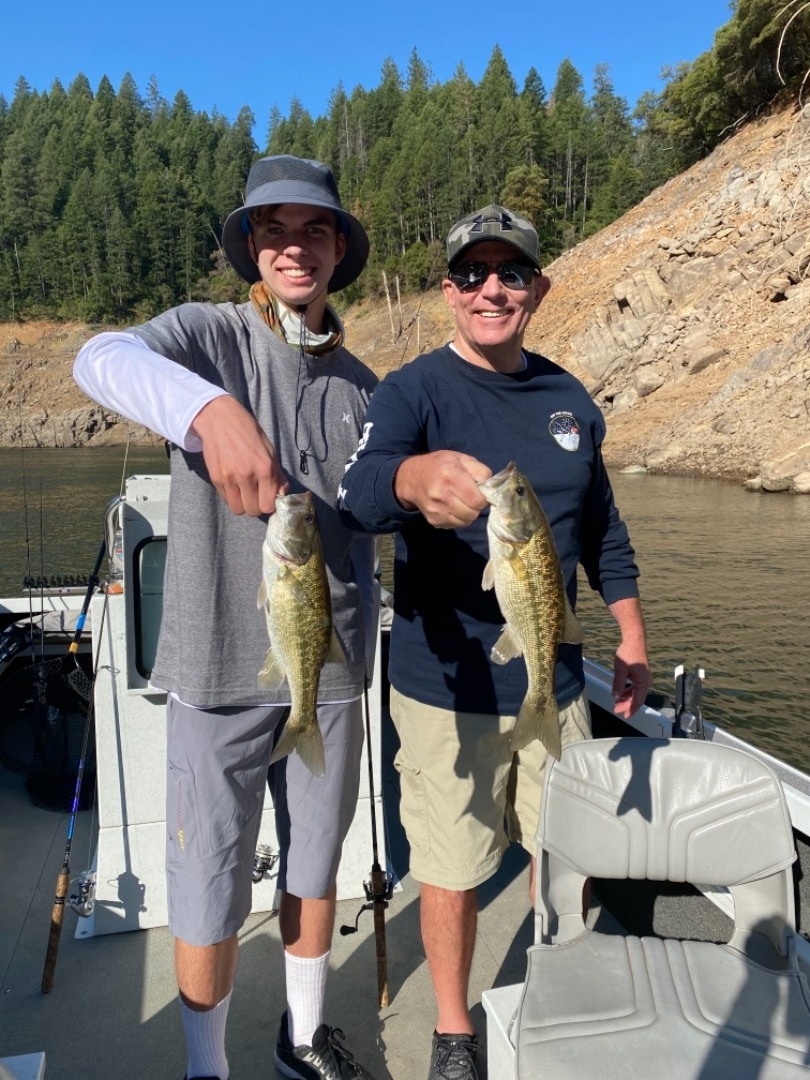 Big Numbers of Bass on Shasta Lake