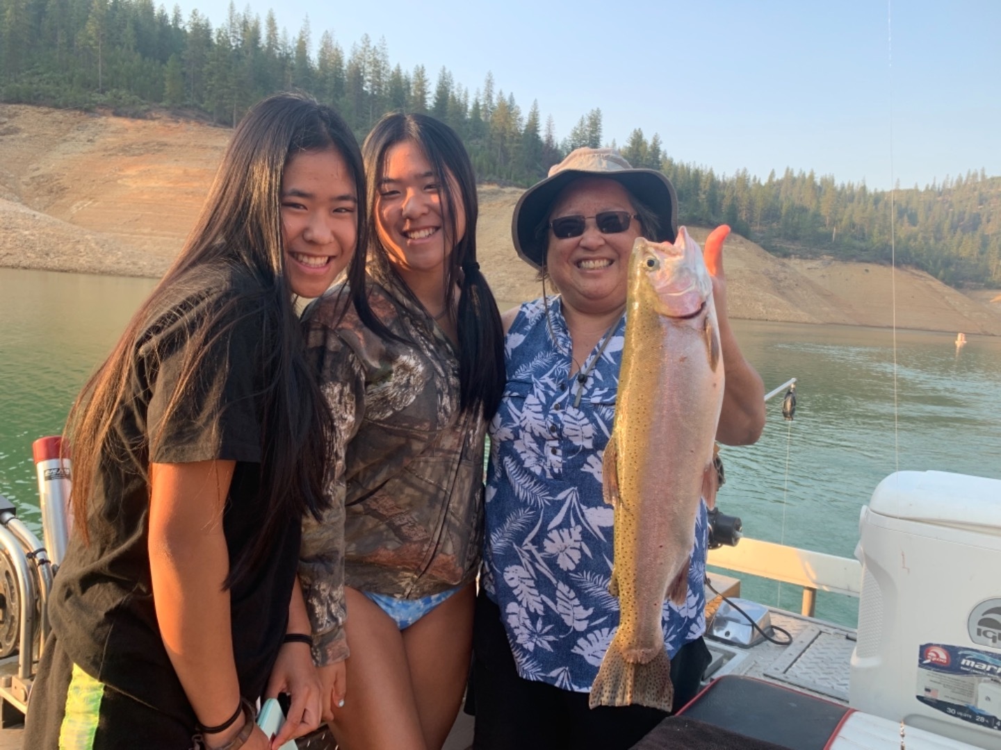 Big Rainbows on Shasta Lake