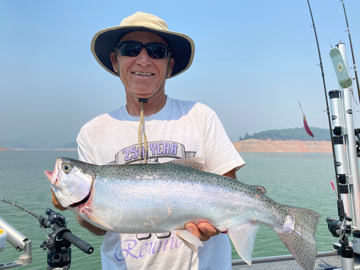 Great summer fishing on Shasta Lake!