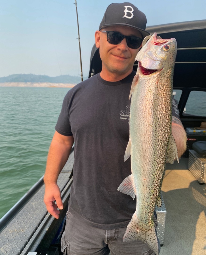 Deep summer salmon and trout on Shasta Lake!