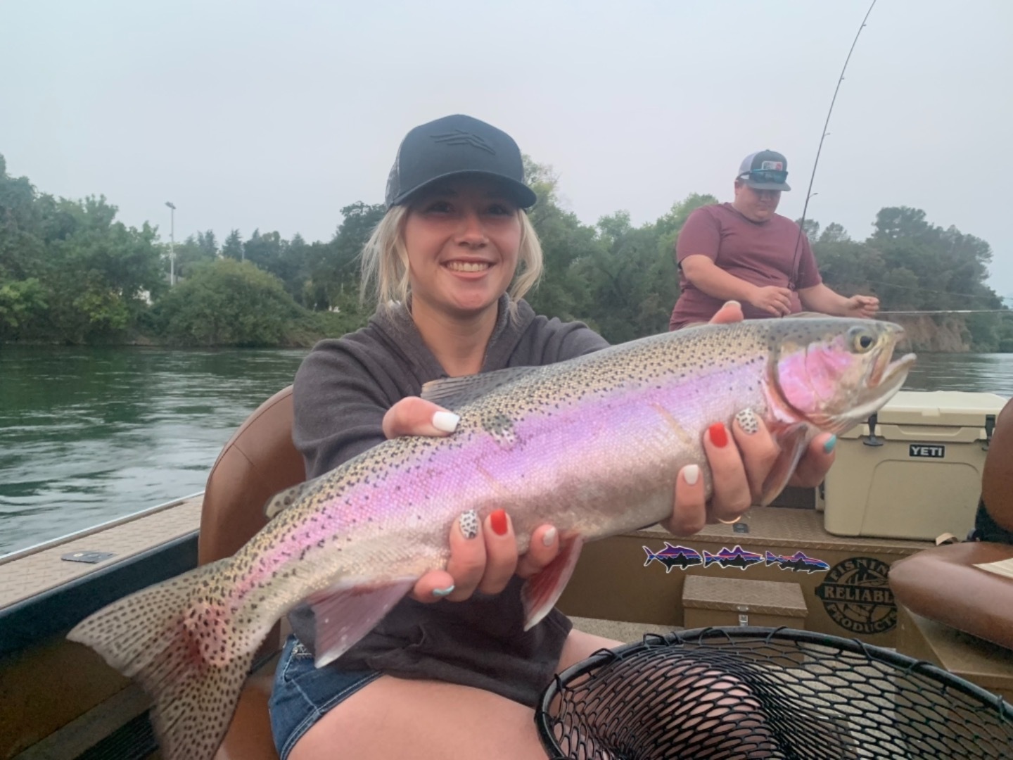 Trout on the Sacramento River in Redding