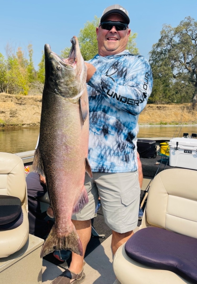 30 pound king salmon Sacramento River