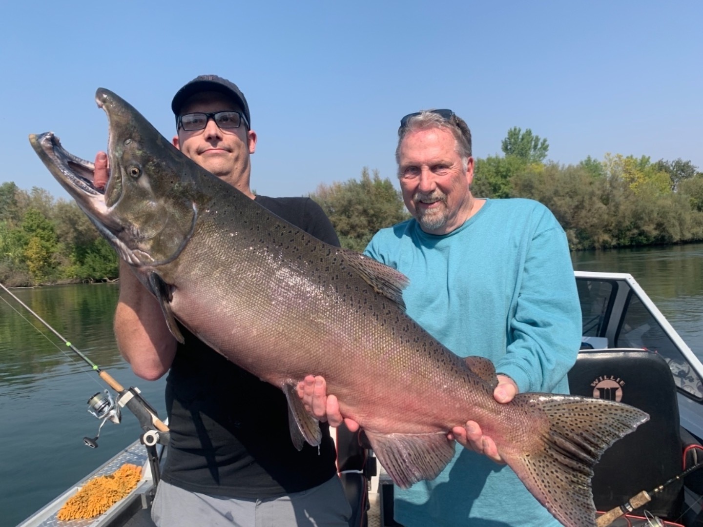 Fishing - Lures and Roe taking Sac River Kings!