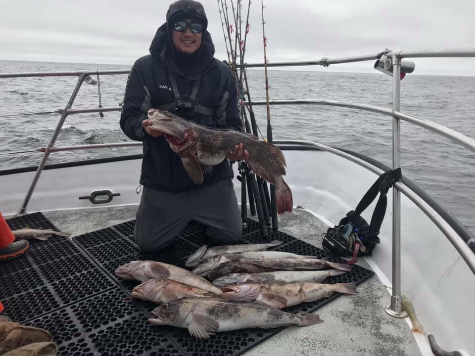 Great fishing today on the rockfish and a good showing on the lingcod! 
