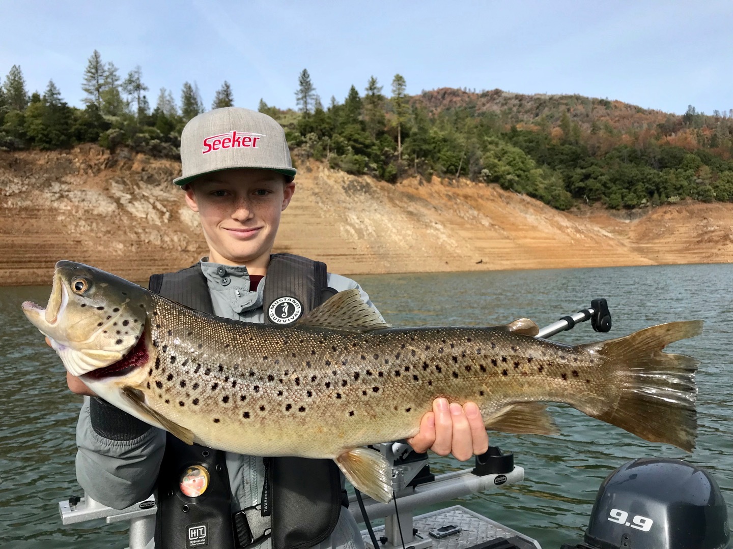 Shasta Lake Fall Trout!