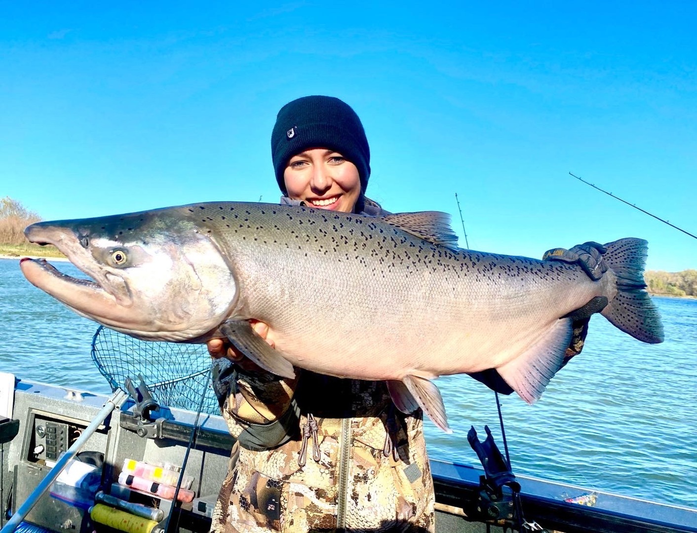 Late fall salmon fishing ends January 1st!