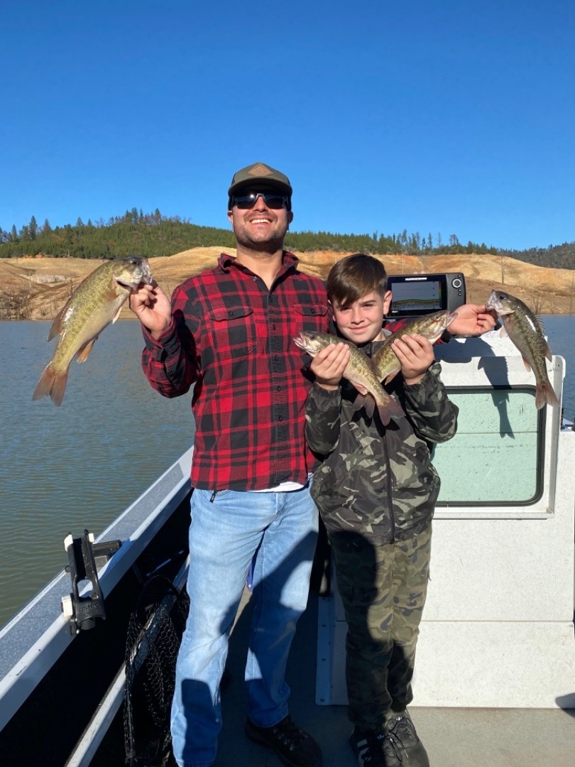 Bass Fishing on Shasta Lake