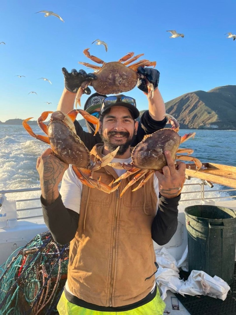 We had fantastic fishing and crabbing again today