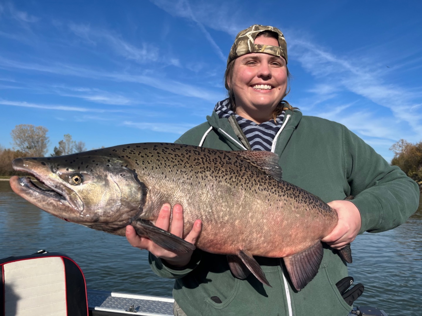 Fishing King Salmon on the Sacramento River