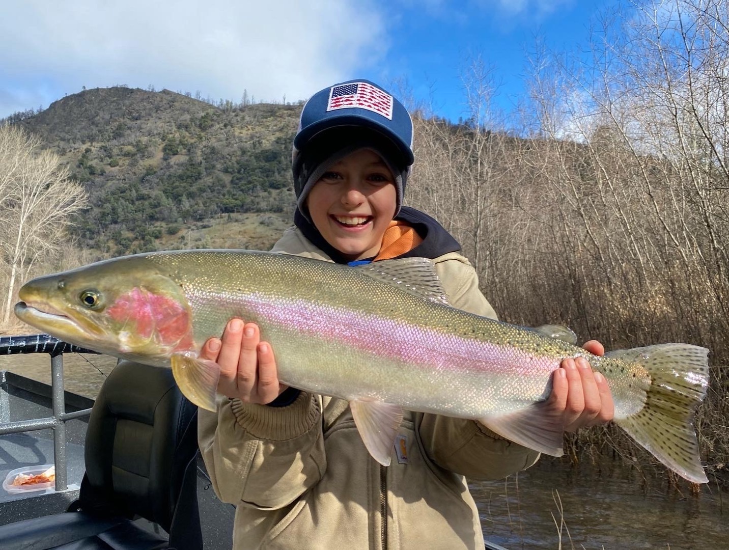 Good fishing continues for Trinity steelhead!