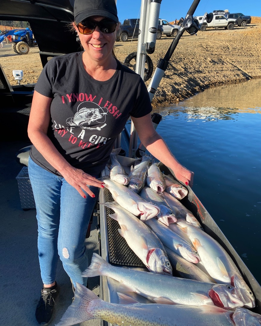 Shasta Lake trout fishing report!