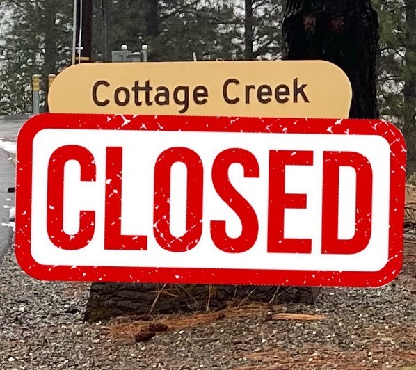 Cottage Creek Launch Ramp will be closed for construction Match 2nd