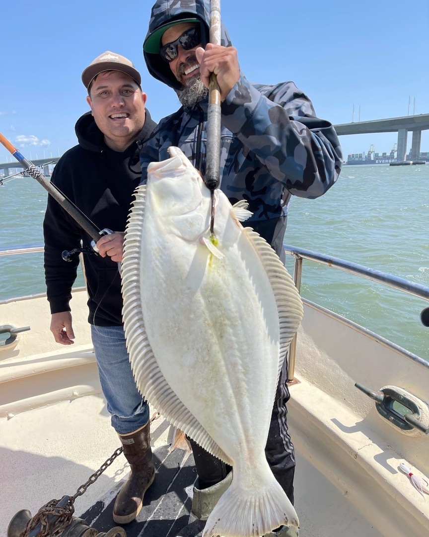 HALIBUT TROLLING RIG, SAN FRANCISCO BAY