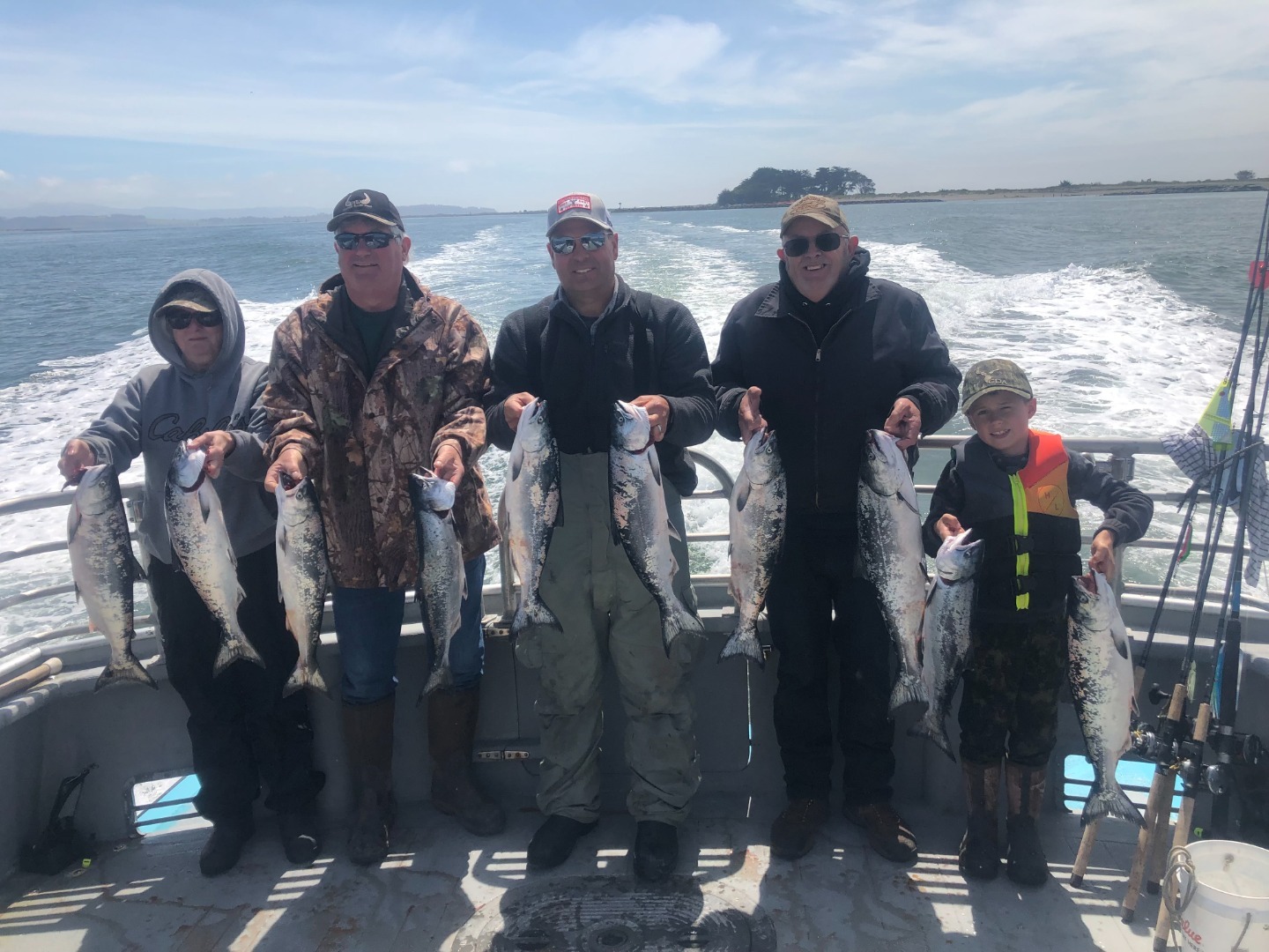 Salmon fishing out of Eureka is on Fire
