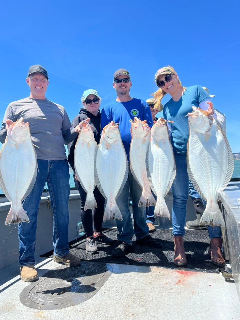 Amazing halibut fishing today 