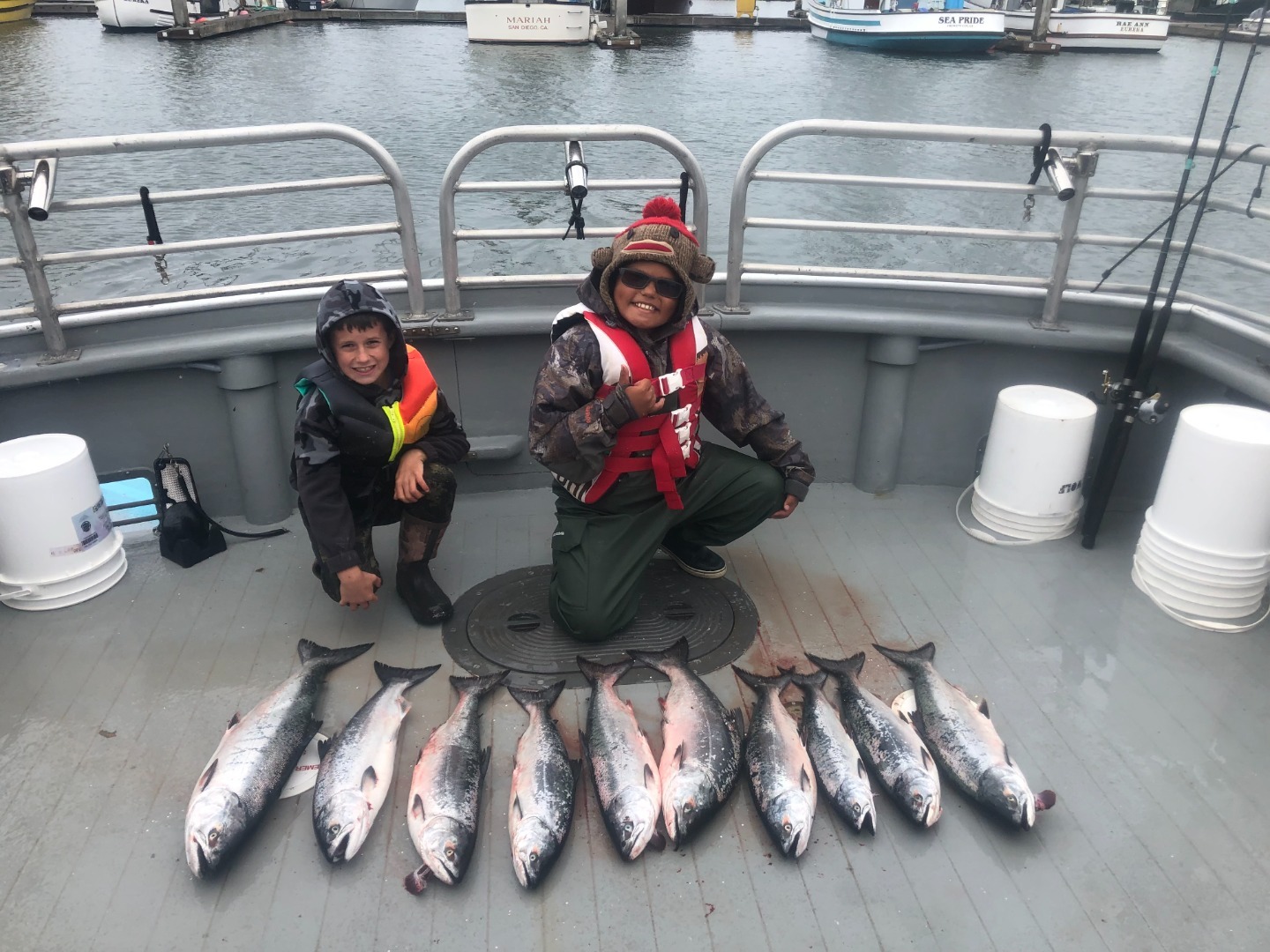 Great Day Salmon Fishing Out Of Eureka
