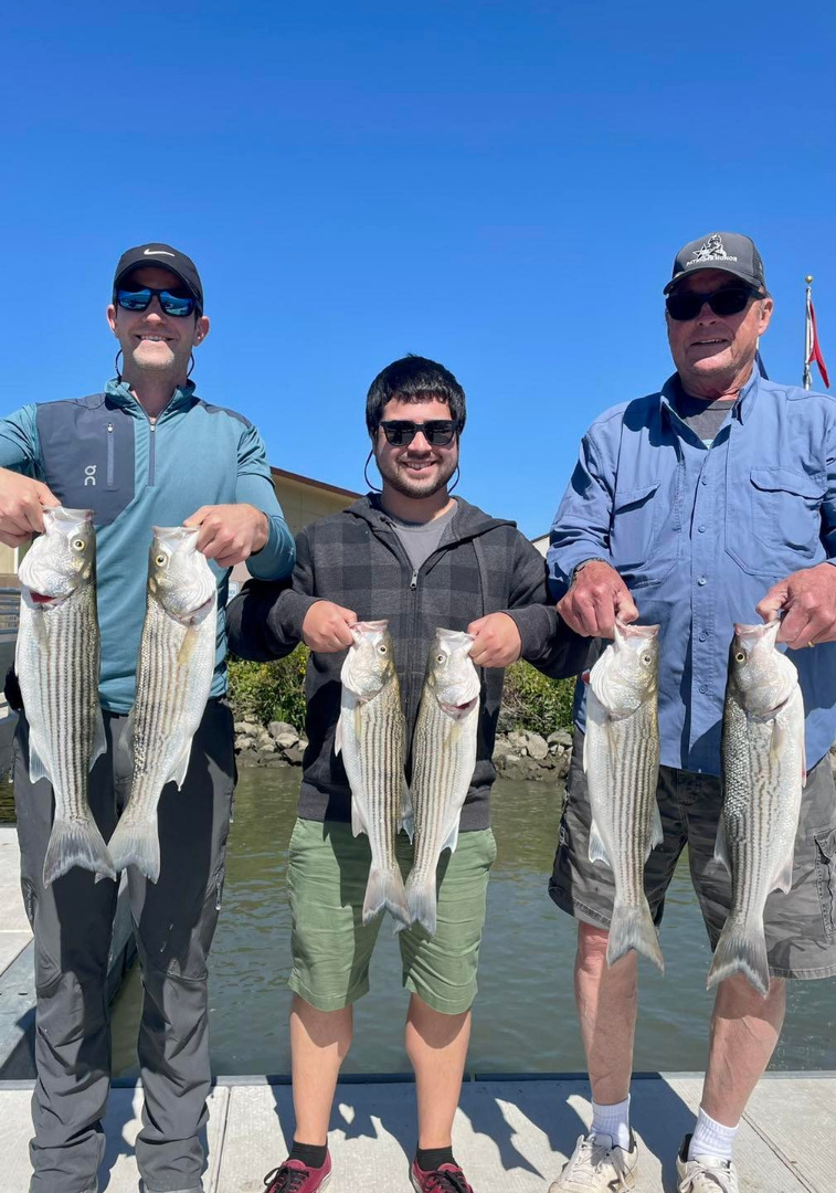 Last day in the delta for spring Stripers