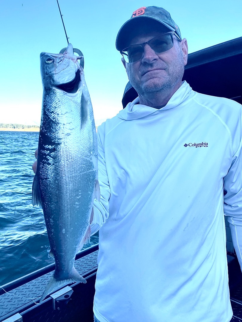 Shasta Lake summer trout fishing. — Jeff Goodwin Fishing