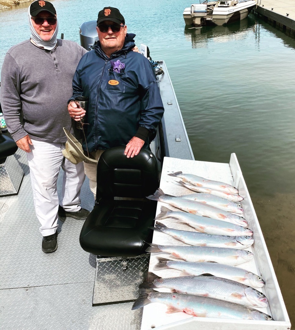 Mixed bag fishing on Shasta Lake!