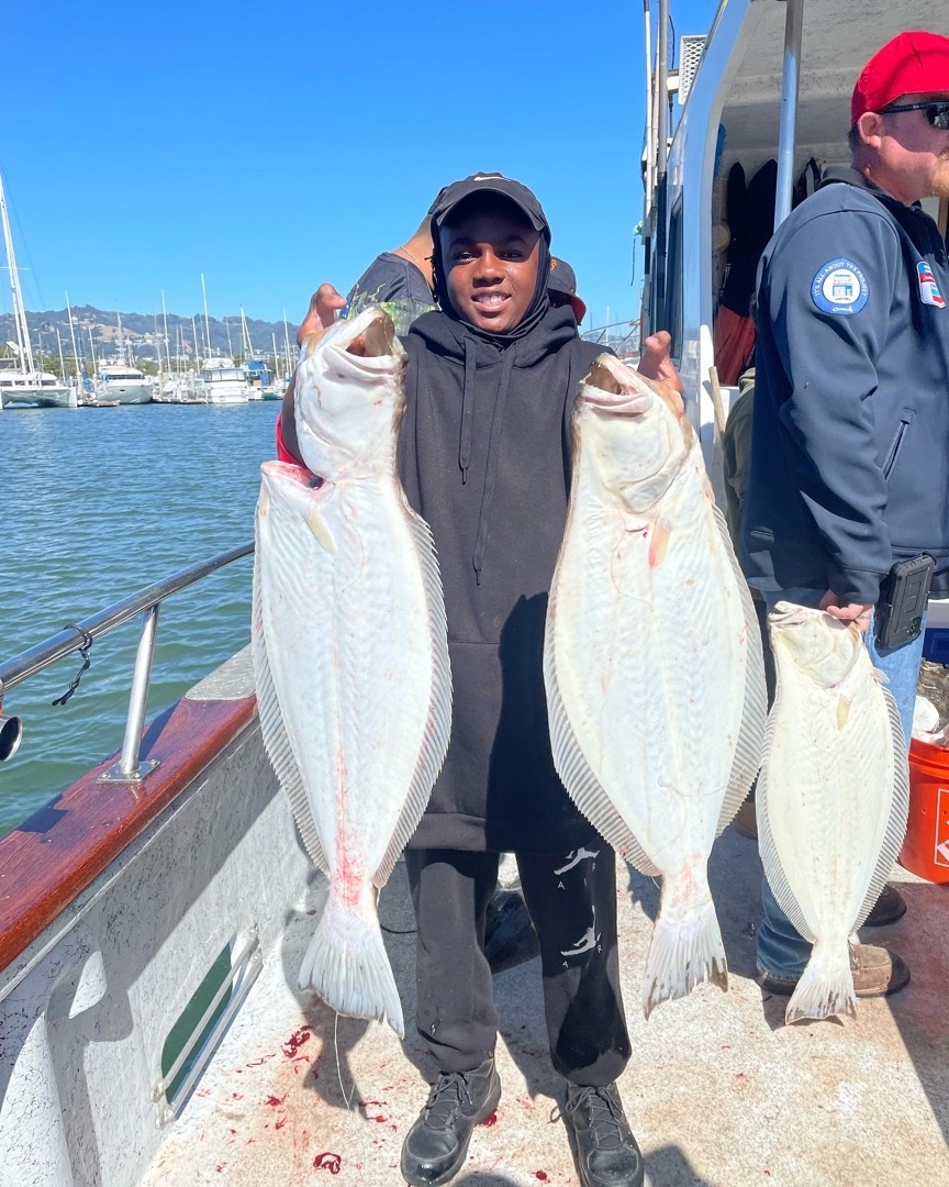 Halibut and bass