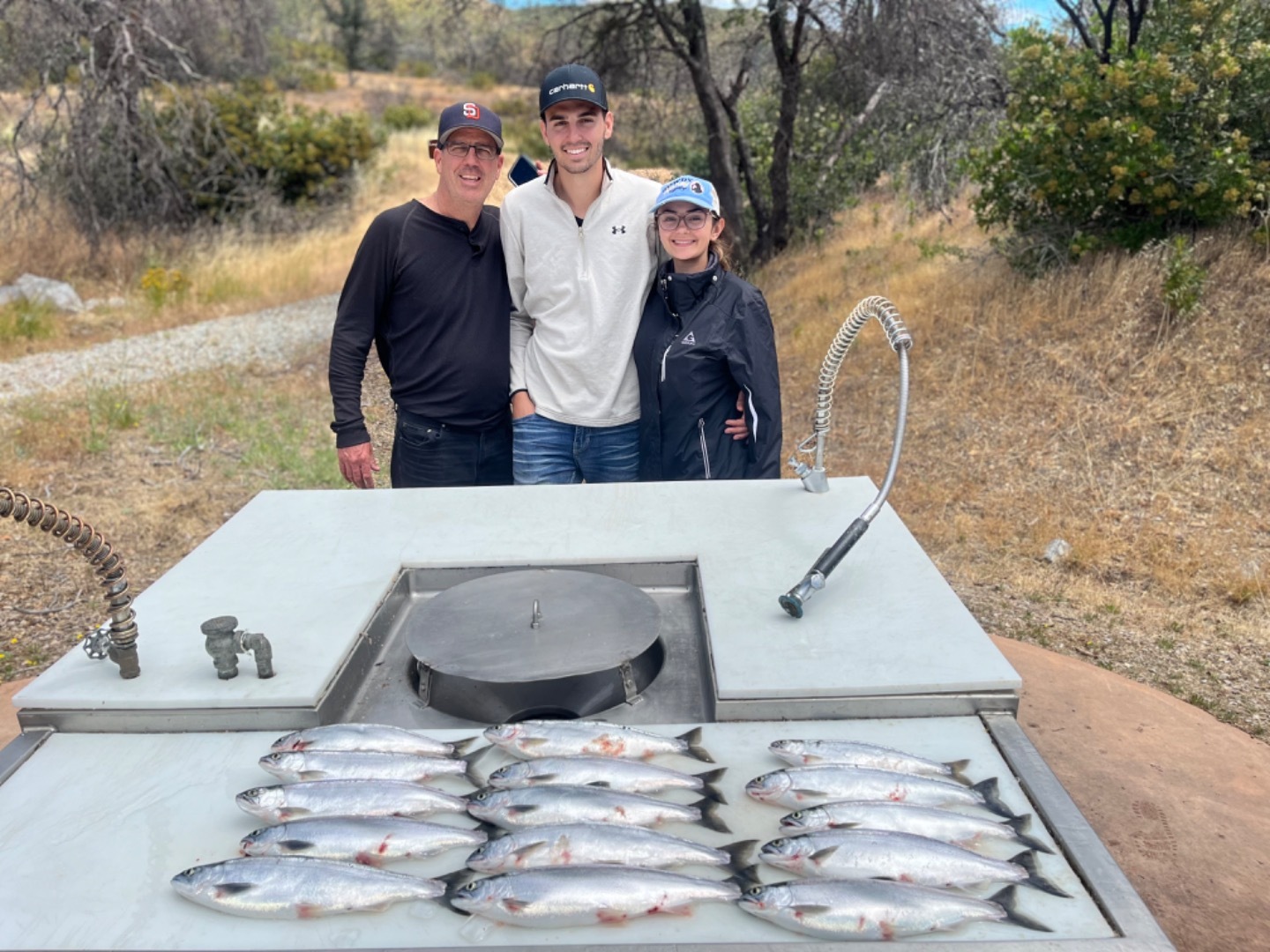 Kokanee Fishing in the Rain