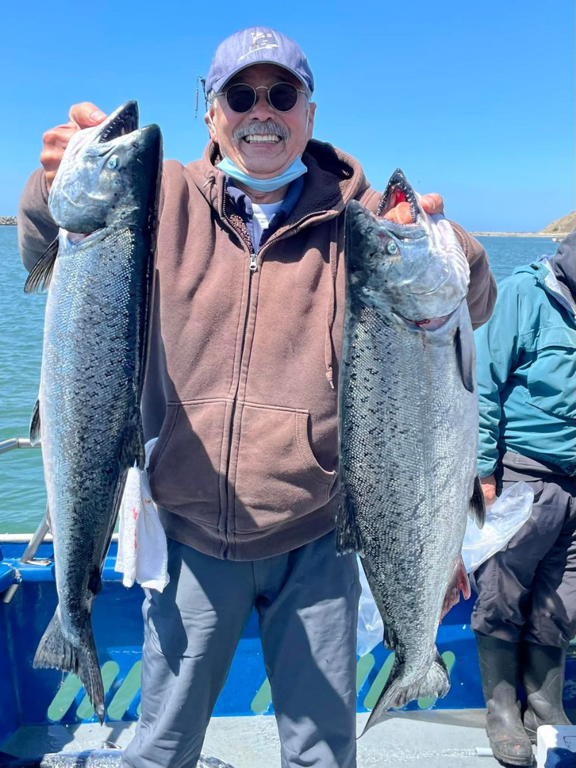 It’s been a wide open salmon bite for the boats all week