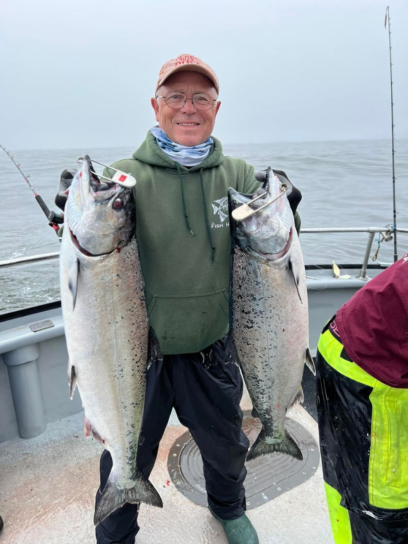 Amazing salmon fishing