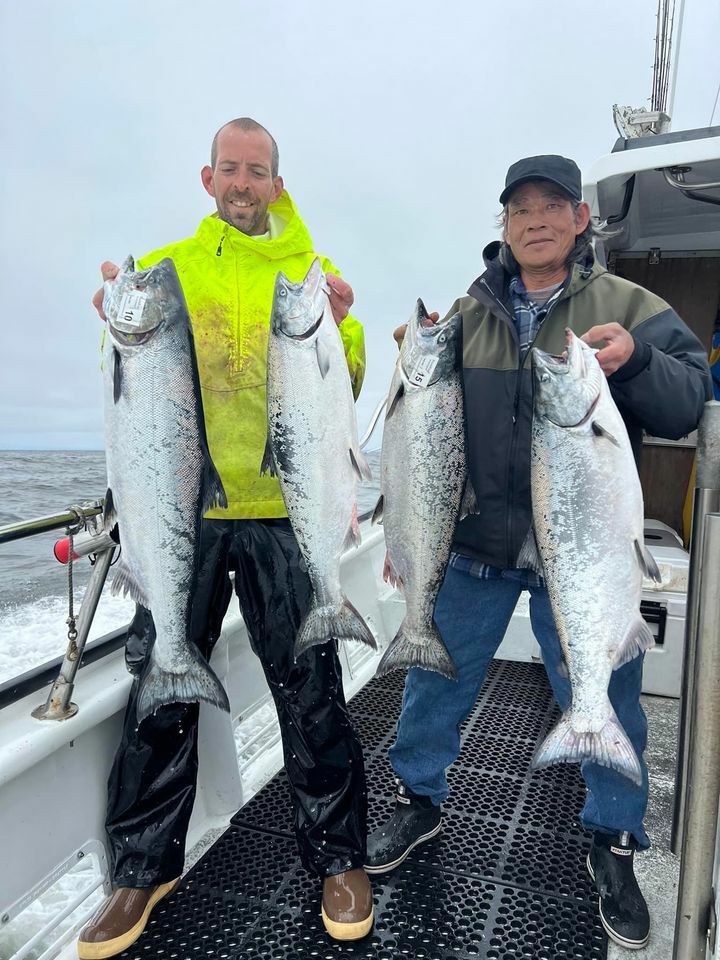 Fantastic salmon fishing once again! 